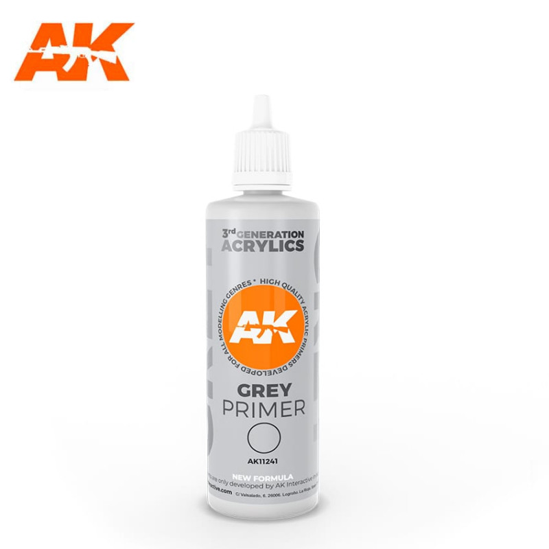Grey Primer - AK 3rd Gen Acrylics