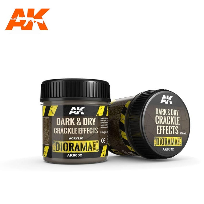 AK Terrains - Dark & Dry Crackle Effects 100ml