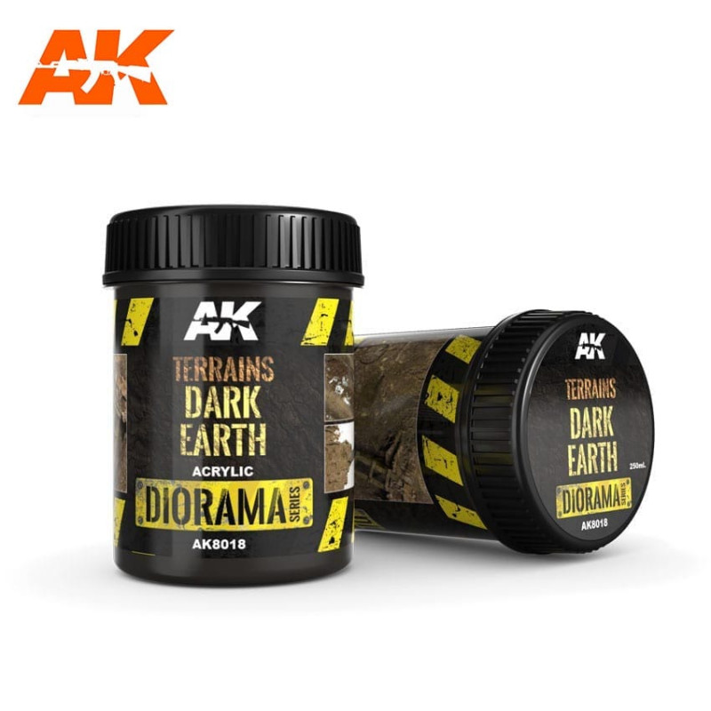 AK Terrains - CAK Terrains - Dark Earth 250mlorrosion Texture 100ml