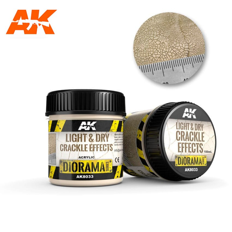 AK Terrains - Light & Dry Crackle Effects 100ml