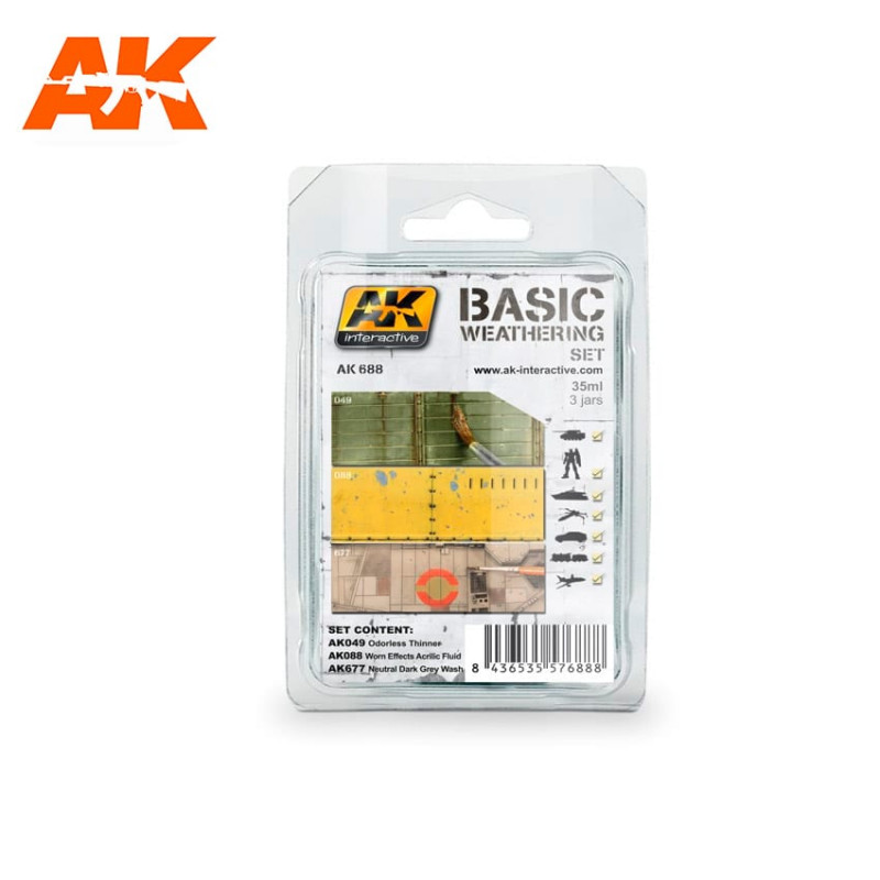 AK Weathering Basic Set