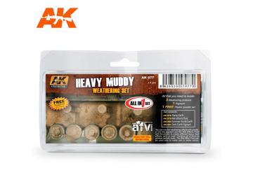 AK Weathering Heavy Muddy Set