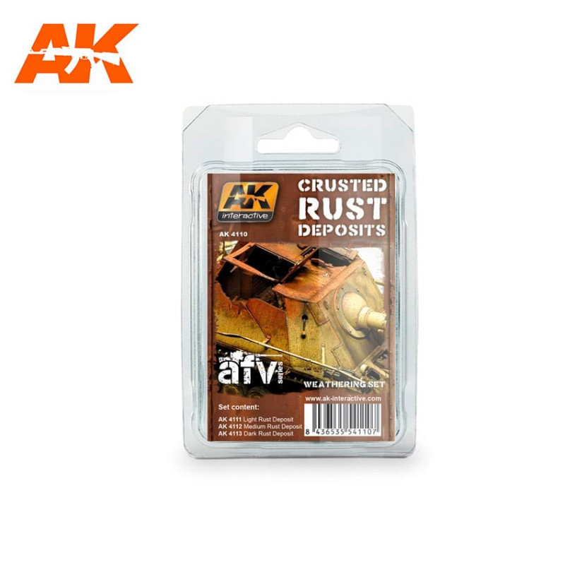 AK Weathering Rust Deposits Set