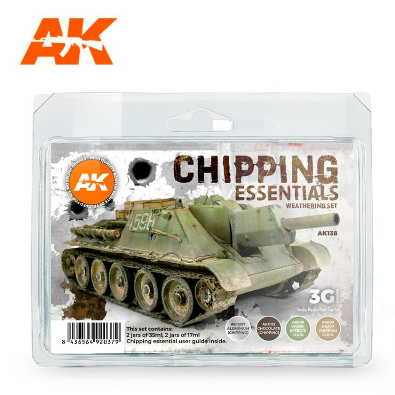 AK Weathering Set Chipping Essentials