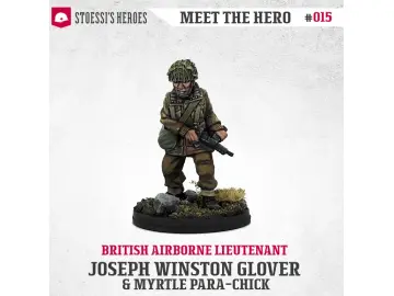 British Airborne Lieutnant - Joseph Winston Glover & Murtle Para Chick