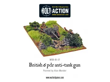 British Army 6pdr AT Gun