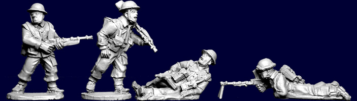 British Infantry Bren Team`s