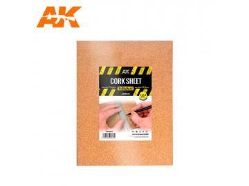 Kork Platte fein Set 1,2,3mm (20x30cm)