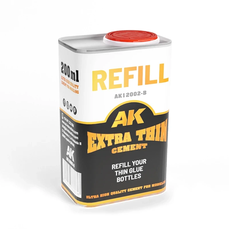 Extra Thin Cement 200ml Refill