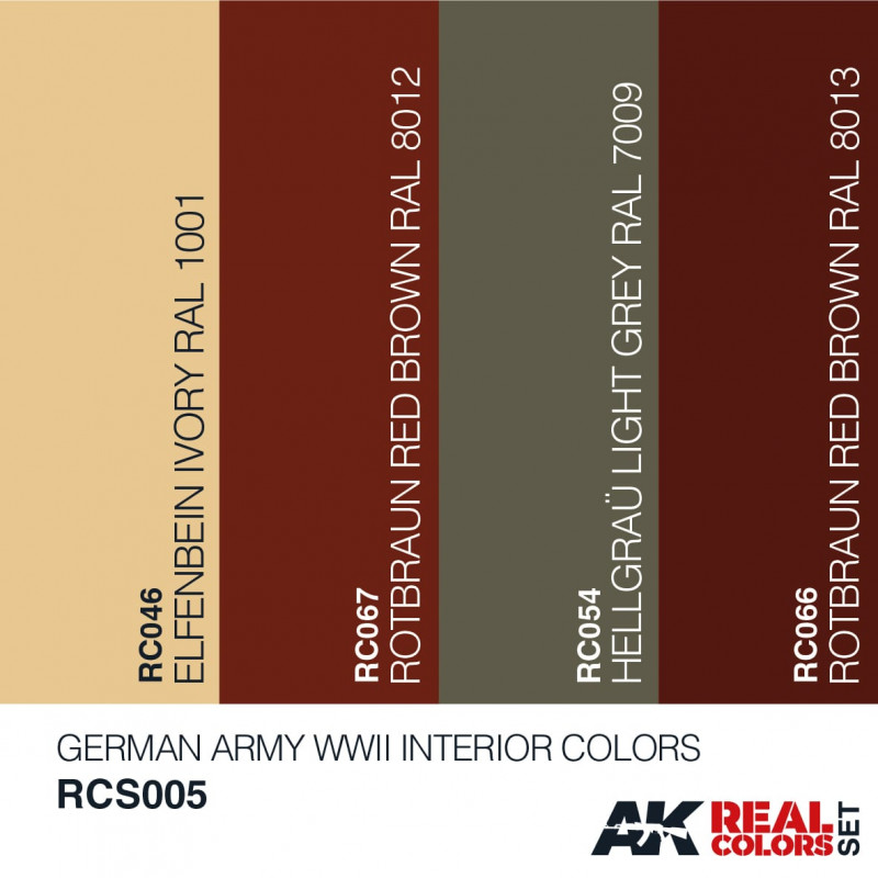 German Army WW2 Interior Colors