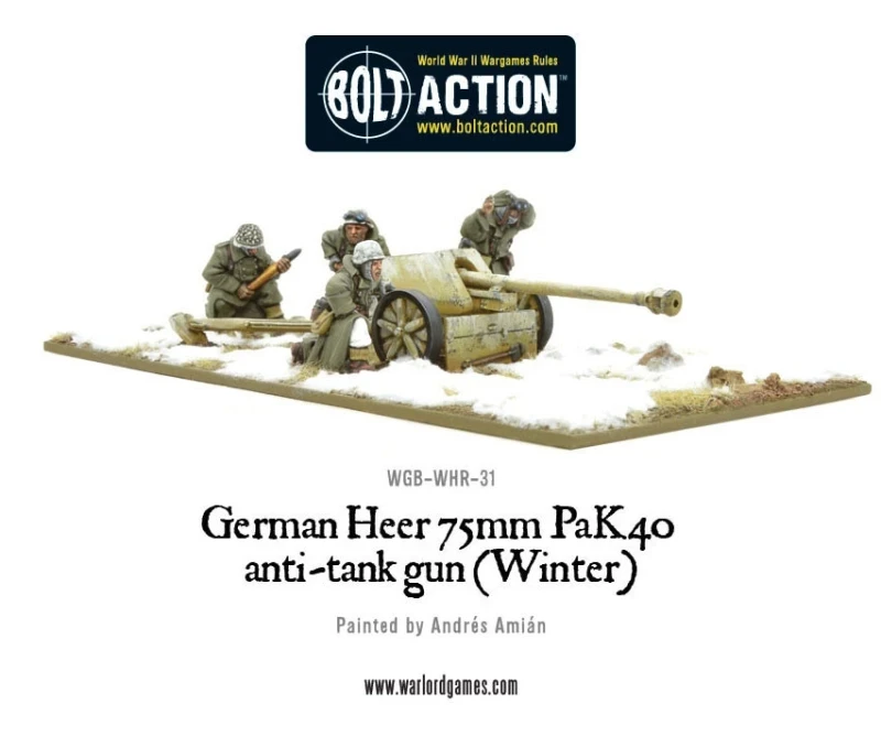 German Pak 40 75mm AT Gun (Winter)