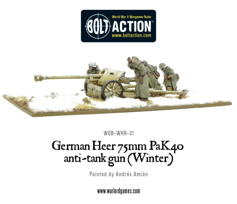 German Pak 40 75mm AT Gun (Winter)