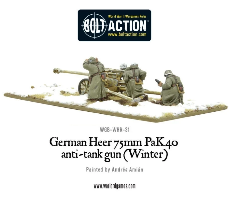 German Pak 40 75mm AT Gun (Winter)