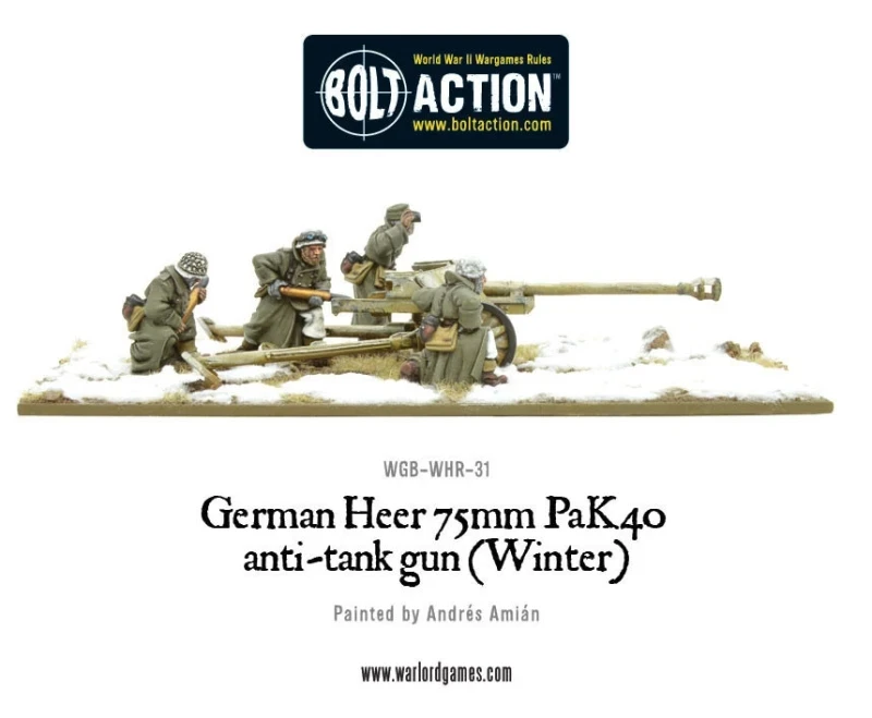 German Pak 40 75mm AT Gun (Winter)