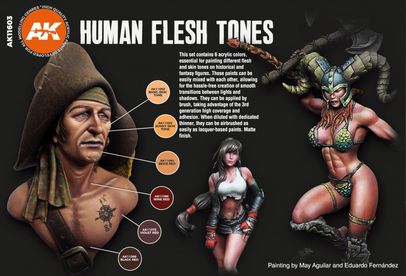 Human Flesh Tones Set