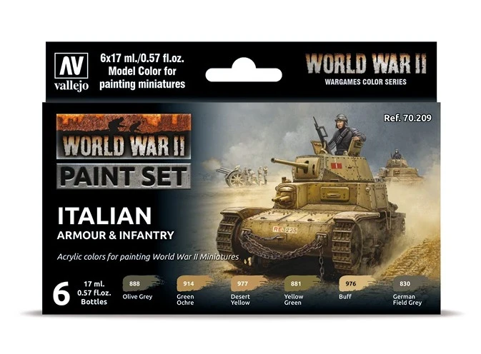 Italian Armour & Infantry - Model Color