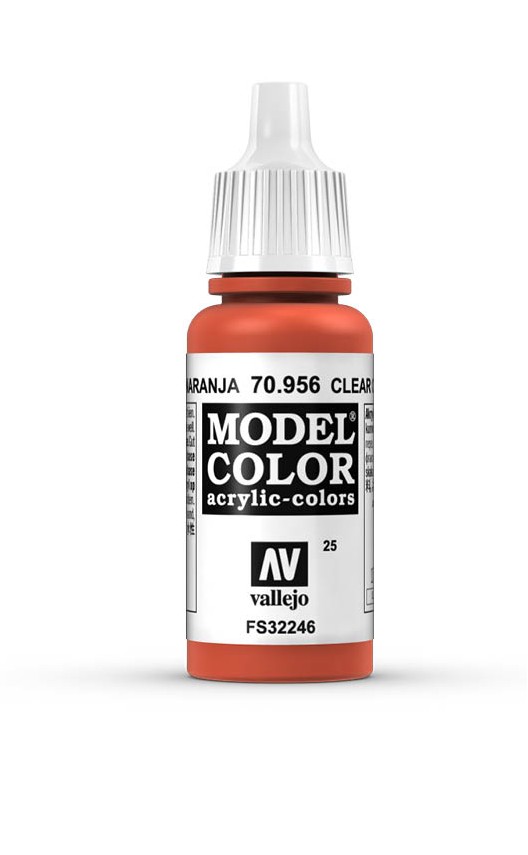 Model Color - Clear Orange (025)