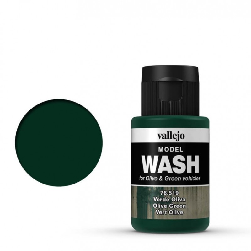 Model Color Olive Green Wash