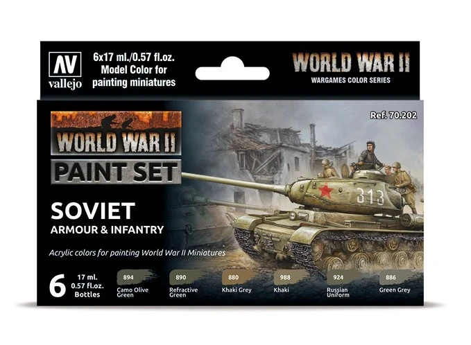 Soviet Armour & Infantry - Model Color