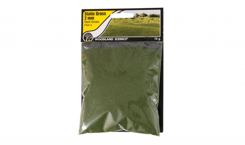 Statisches Gras - dunkelgrün