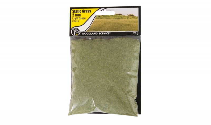 Static Gras - lightgreen (2,4,7,12mm)