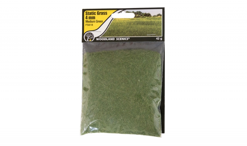 Static Gras - mediumgreen (2,4,7,12mm)