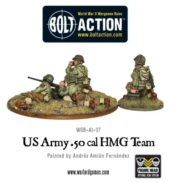 US Army 50 Cal HMG Team