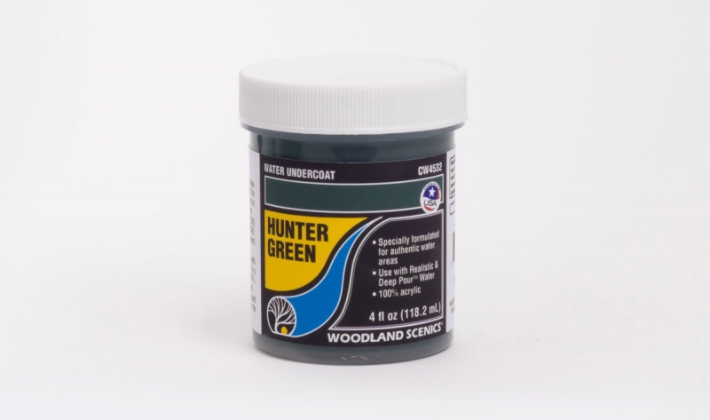 Wassergrundfarbe - jägergrün