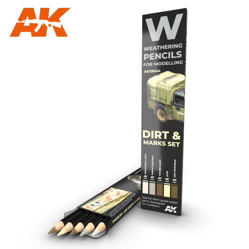 Weathering Pencil - Dirt & Marks Set