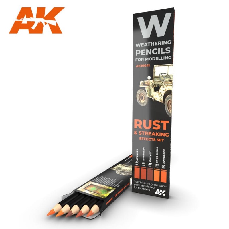 Weathering Pencil - Rust & Streaking