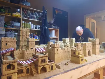 Wüstenfestung (180x120cm)